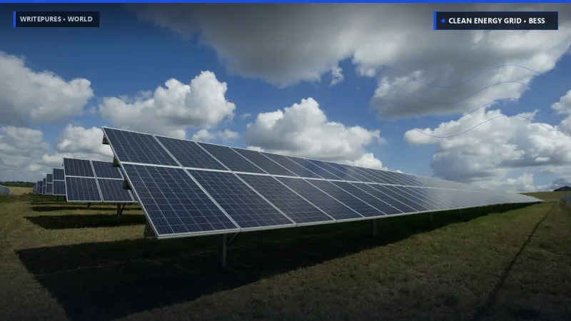 The Global Clean Energy Grid: How Utility-Scale Batteries and Solar Are Redefining Geopolitics — WritePures World