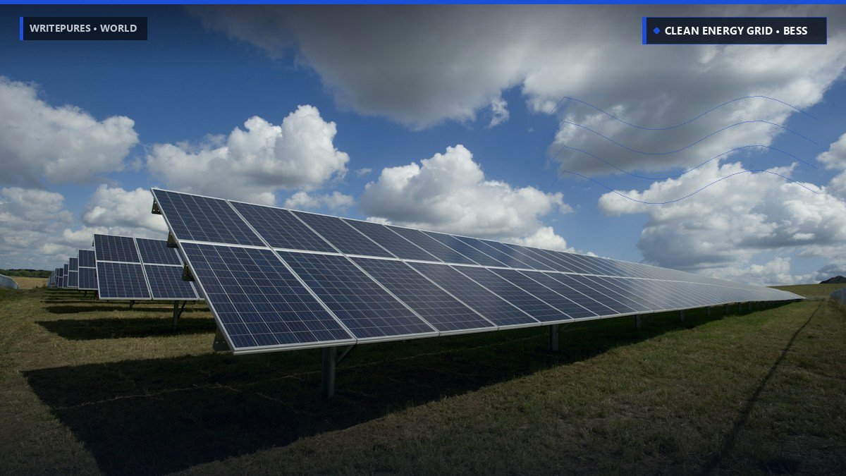 The Global Clean Energy Grid: How Utility-Scale Batteries and Solar Are Redefining Geopolitics — WritePures World
